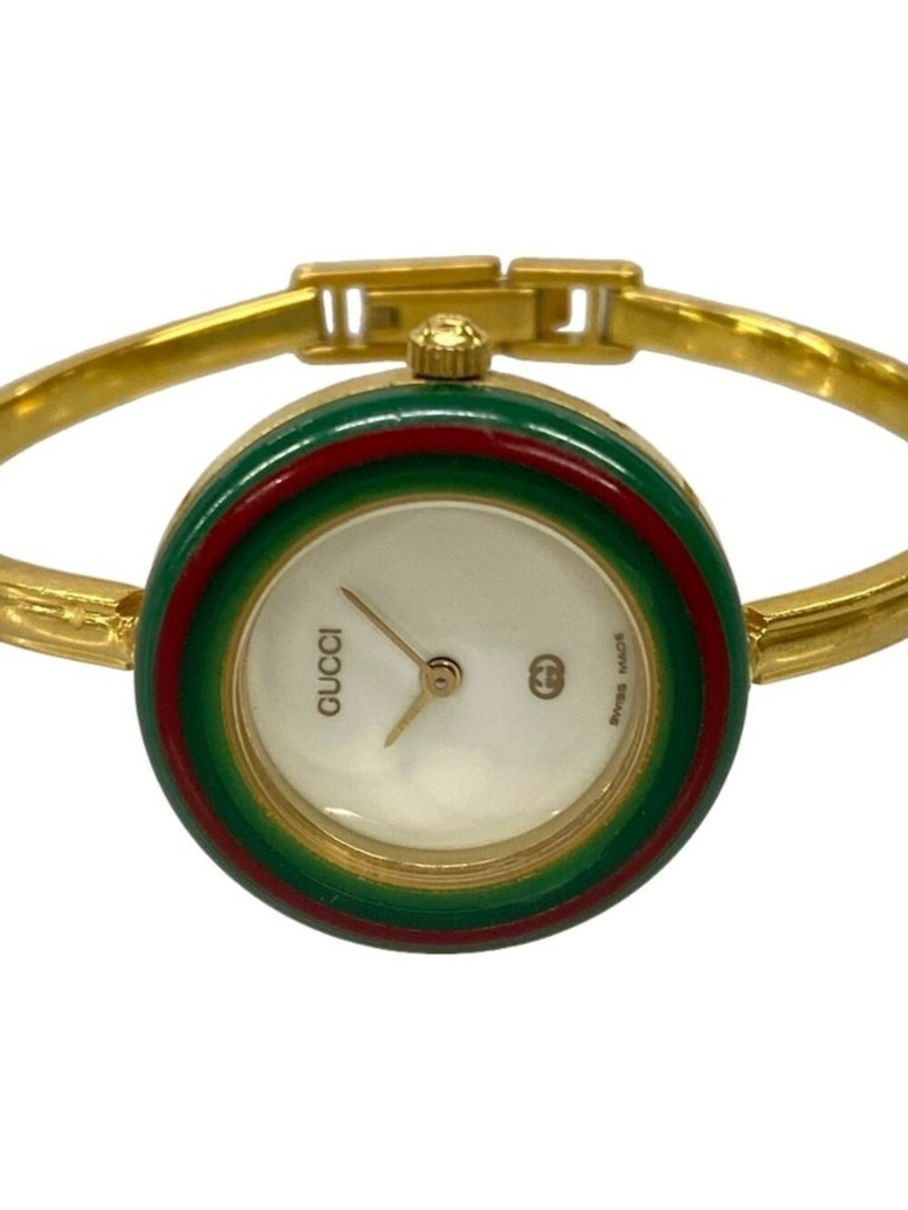 GUCCI Bezel Watch 11/12 - Gold Women's Wrist Watch - Picture 11 of 14
